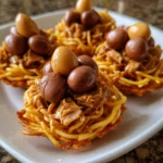 Butterscotch & Peanut Butter Bird Nest Cookies – Crunchy, Sweet & Perfectly Festive!