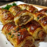 Irresistible French Onion Sausage Rolls – Flaky, Savory & Loaded with Rich Onion Flavor!