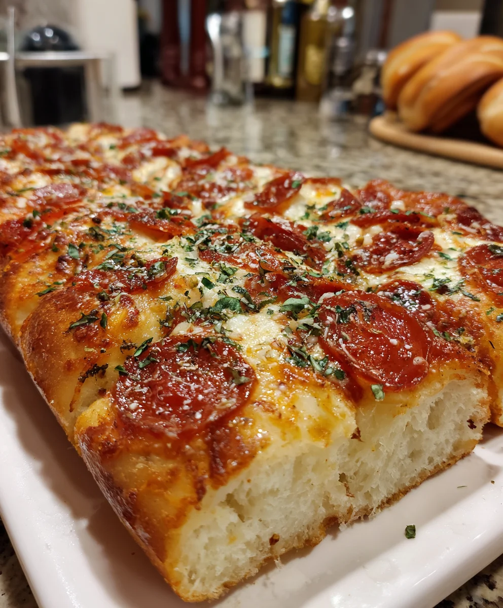 New York Bakery-Style Sicilian Pizza – Thick, Fluffy & Loaded with Classic Flavor!