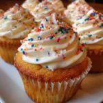 Simple Funfetti-Style Cupcakes – Soft, Colorful & Perfectly Sweet!