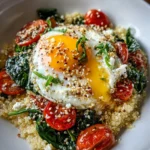 Breakfast Bowl with Egg, Spinach & Feta – Fresh, Savory & Energizing!