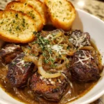 Easy French Onion Beef Short Rib Soup – Rich, Savory & Comfort in a Bowl!
