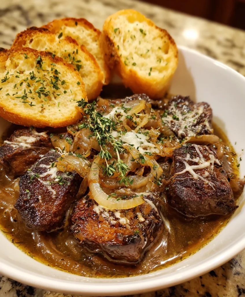 Easy French Onion Beef Short Rib Soup – Rich, Savory & Comfort in a Bowl!