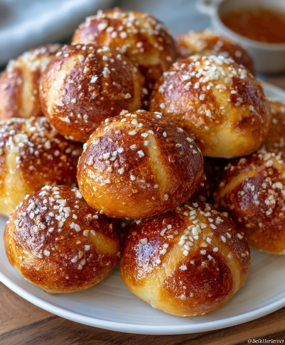 How to Make Soft & Chewy Sourdough Pretzel Bites at Home – Golden, Tangy & Irresistibly Delicious!