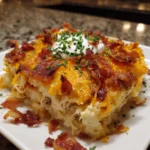 Crack Chicken Casserole – Creamy, Cheesy & Totally Addictive!