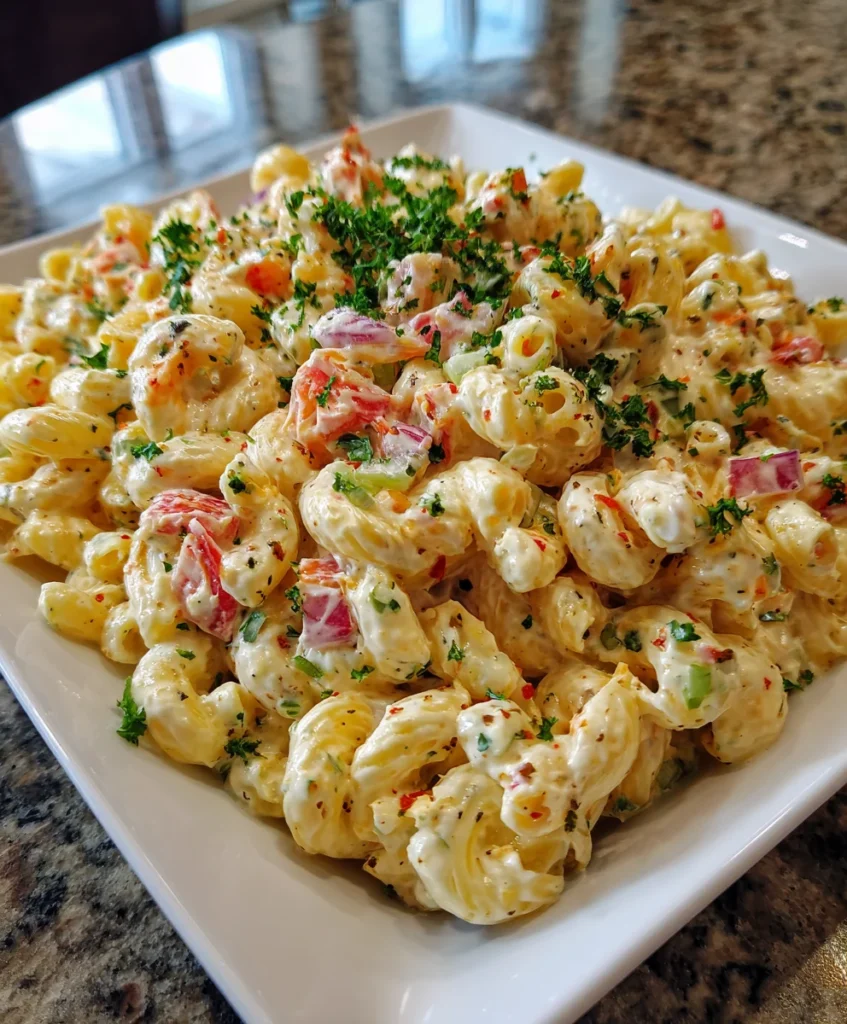Gordon Ramsay Macaroni Salad – Creamy, Tangy & Packed with Crunchy Flavor!