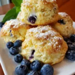 Lemon Blueberry Butter Swim Biscuits – Buttery, Fluffy & Bursting with Fresh Flavor!