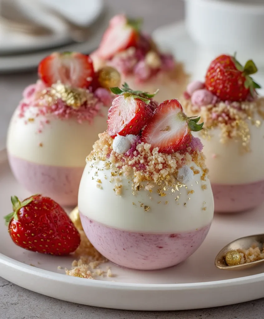 Strawberry Shortcake Easter Egg Bombs – Sweet, Creamy & Perfectly Festive!