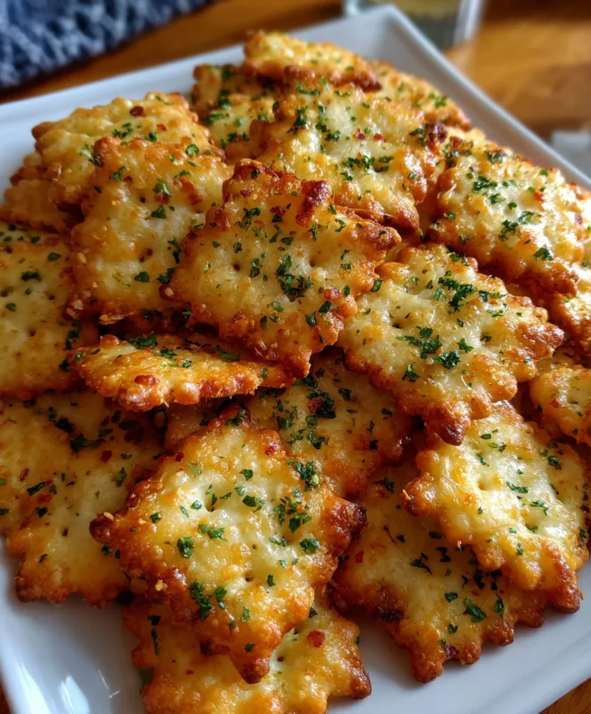 Garlic Bread Ritz Bits – Buttery, Crispy & Packed with Garlic Flavor!