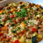 Turkey Veggie Bake – Hearty, Healthy & Packed with Comforting Flavor!
