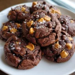 Double Chocolate Salted Caramel Cookies – Rich, Gooey & Irresistibly Decadent!
