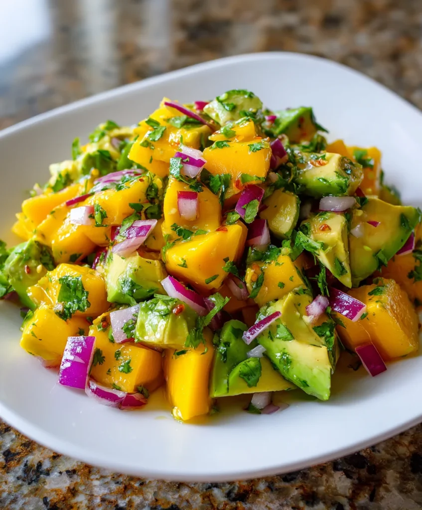 Avocado Mango Salad – Fresh, Tropical & Bursting with Flavor!
