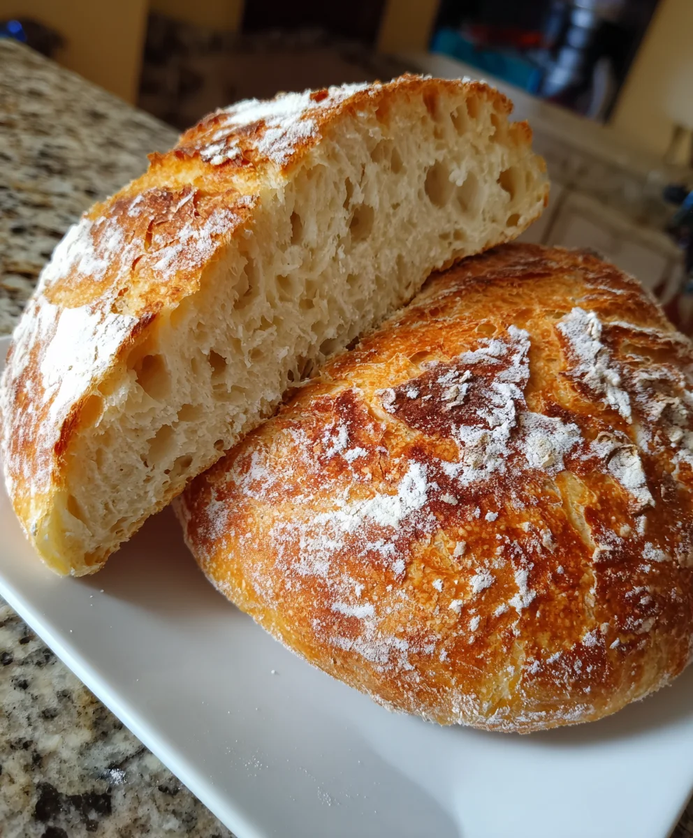 Homemade No-Knead Sandwich Bread – Soft, Fluffy & Perfect Every Time!