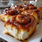 Apple Butter Cinnamon Rolls – Soft, Gooey & Filled with Cozy Fall Flavor!