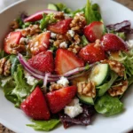 Spring Strawberry Walnut Crunch Salad – Fresh, Crisp & Bursting with Sweet Spring Flavor!