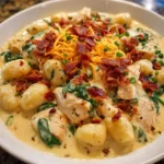 Creamy Crack Chicken Gnocchi – Rich, Cheesy & Totally Addictive!