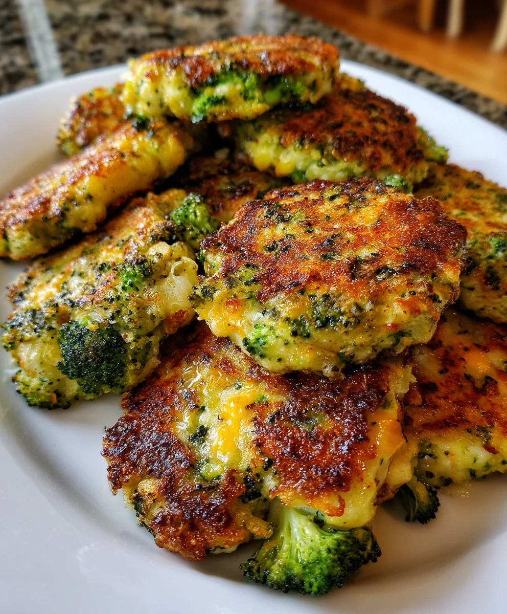 Broccoli Fritters – Crispy, Cheesy & Packed with Flavor!