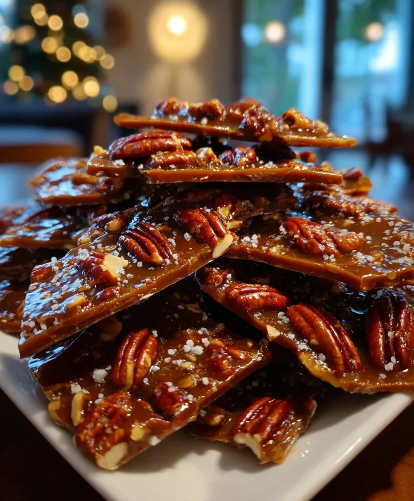 Butter Pecan Toffee Bark – Crunchy, Buttery & Irresistibly Sweet!