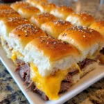 Crock Pot Beef Cheddar Sliders – Juicy, Cheesy & Perfectly Savory!