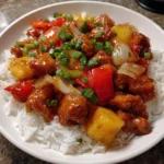 Slow-Cooked Sweet and Sour Chicken – Tender, Tangy & Better Than Takeout!