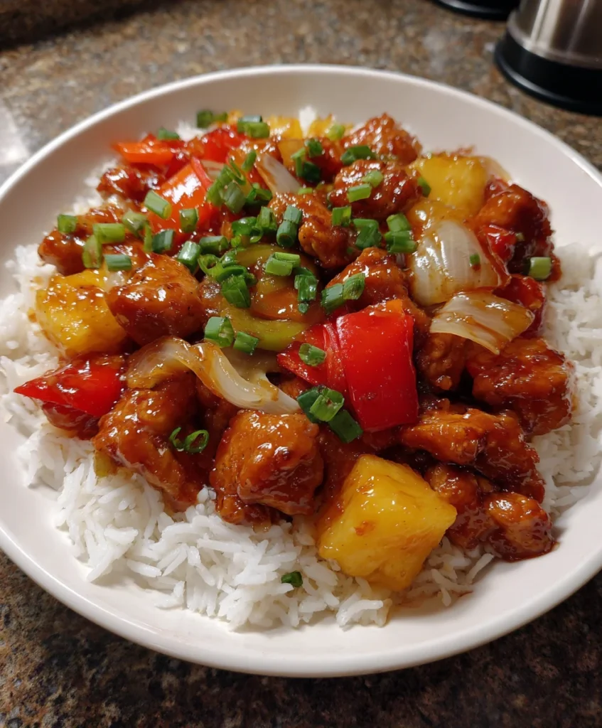Slow-Cooked Sweet and Sour Chicken – Tender, Tangy & Better Than Takeout!