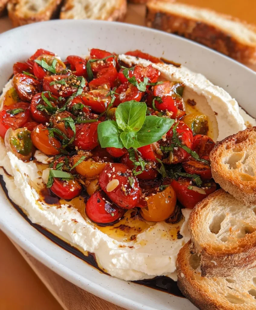Bruschetta Dip – Fresh, Zesty & Packed with Italian-Inspired Flavor!