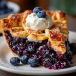 Blueberry Pie – Sweet, Juicy & Bursting with Homemade Berry Flavor!