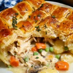 Creamy Chicken Pot Pie – Cozy, Hearty & Packed with Comfort Food Flavor!