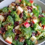 Honeycrisp Apple Cranberry Broccoli Salad – Crisp, Fresh & Packed with Sweet Crunch!