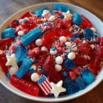 4th of July Candy Salad – Sweet, Colorful & Packed with Fun Party Flavor!