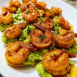 Simple Guacamole Shrimp Bites – Fresh, Zesty & Packed with Flavorful Crunch!