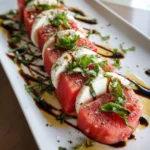 Watermelon Caprese – Fresh, Juicy & Bursting with Summer Flavor!
