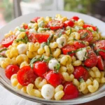 Caprese Pasta Salad – Fresh, Flavorful & Bursting with Italian-Inspired Goodness!