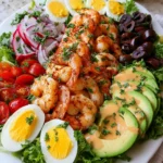Juicy Grilled Shrimp Louie Salad – Fresh, Flavorful & Loaded with Coastal Classic Goodness!