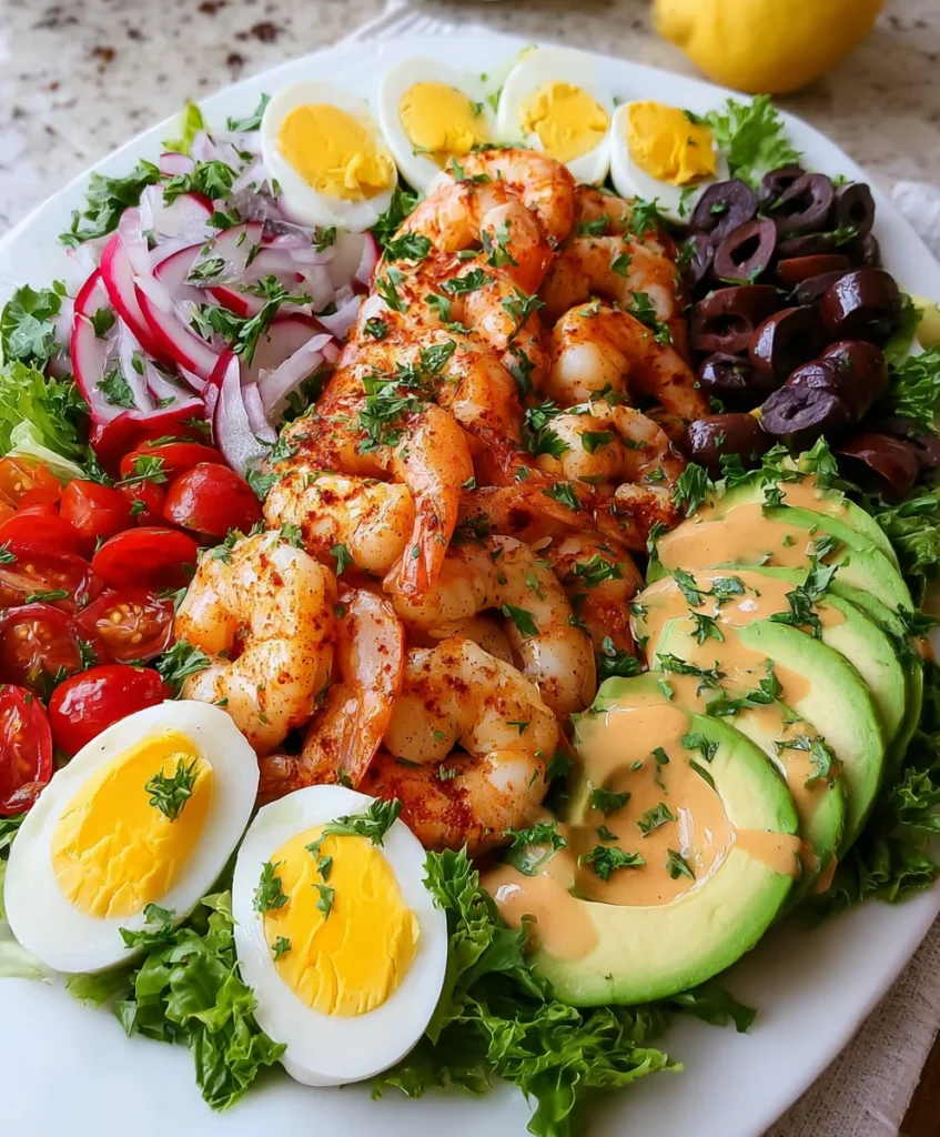 Juicy Grilled Shrimp Louie Salad – Fresh, Flavorful & Loaded with Coastal Classic Goodness!