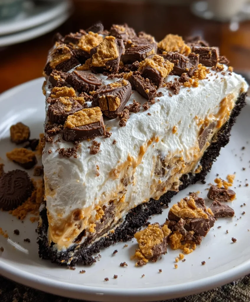 Butterfinger Pie – Creamy, Crunchy & Packed with Candy Bar Goodness!