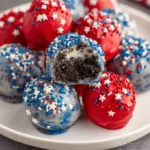 4th of July Oreo Cream Cheese Balls Recipe – Creamy, Festive & Packed with Cookies-and-Cream Flavor!