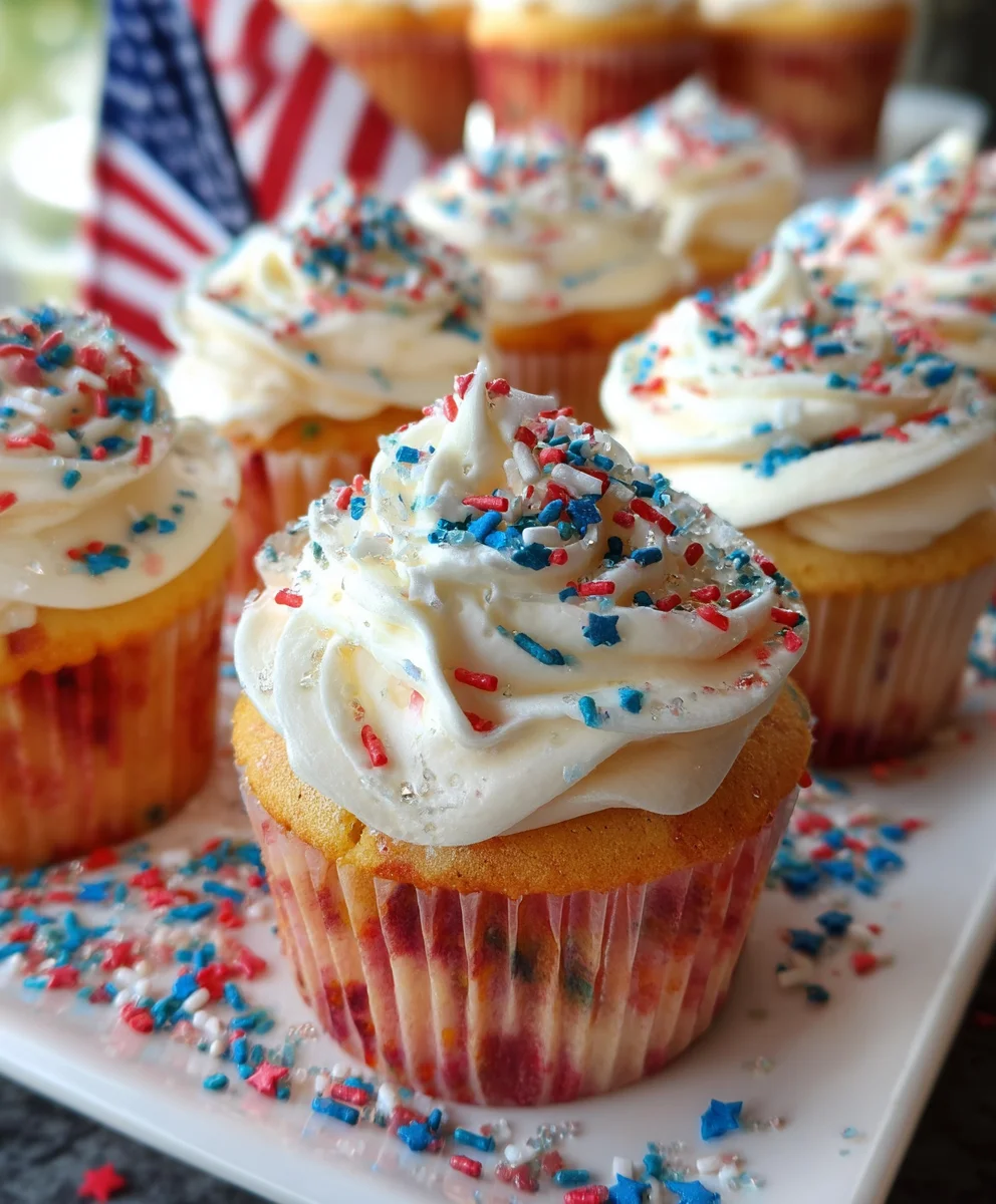 Fireworks Funfetti Cupcakes Recipe – Colorful, Fluffy & Perfect for Celebrations!