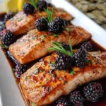 Bourbon Blackberry Salmon – Sweet, Savory & Glazed to Perfection!