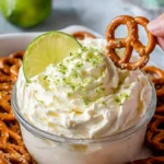 Margarita Dip with Salted Pretzels – Creamy, Tangy & Perfectly Sweet-Salty!
