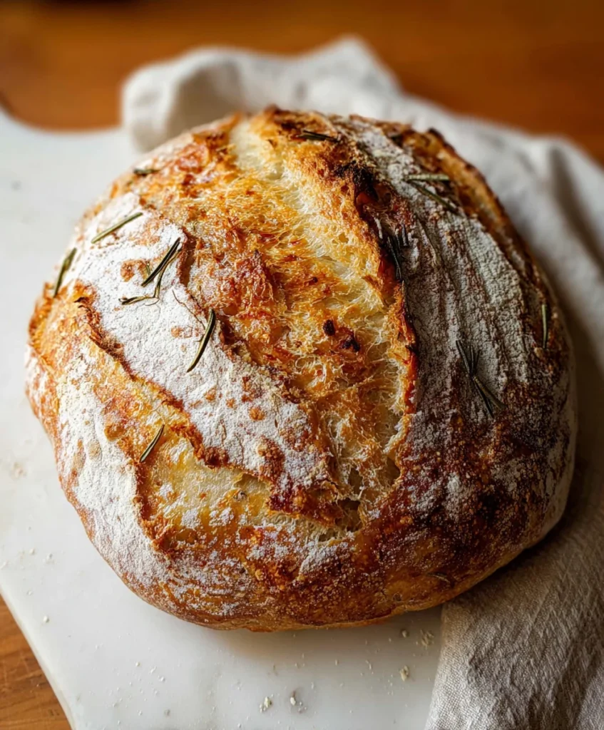 Aromatic Rosemary Sourdough Bread – Crusty, Flavorful & Filled with Fresh Herb Goodness