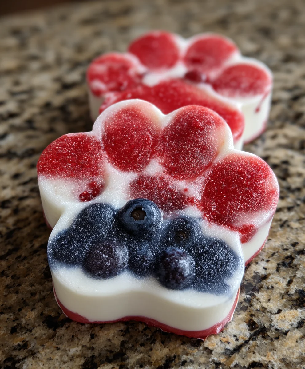 Frozen Freedom Paw Patriotic Yogurt Pops – Cool, Creamy & Perfect for Summer Celebrations!