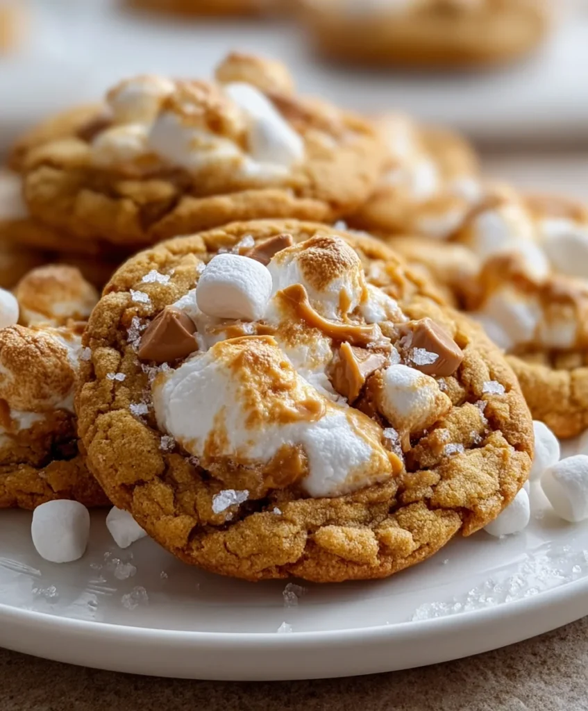 Soft and Chewy Fluffernutter Cookies – Gooey, Sweet & Packed with Peanut Butter Marshmallow Flavor!