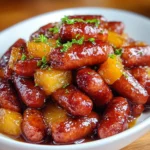 Sweet Spicy Pineapple Jalapeño Lil Smokies – Sticky, Smoky & Packed with Bold Sweet Heat!