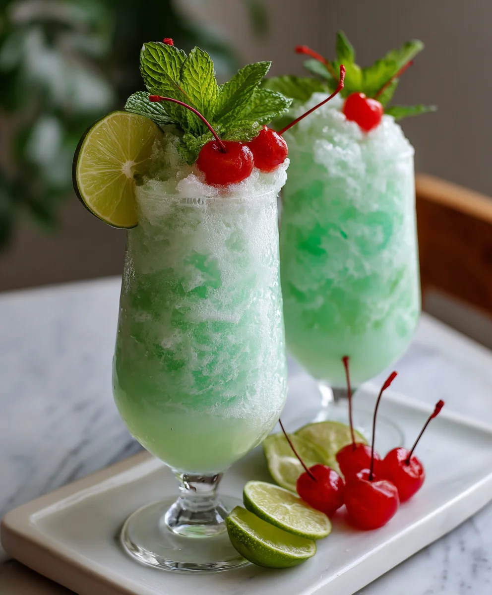 Zesty Lime Sherbet Floats – Creamy, Fizzy & Bursting with Citrusy Sweetness!