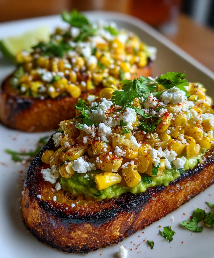 Mexican Street Corn Avocado Toast – Creamy, Zesty & Packed with Bold Flavor!