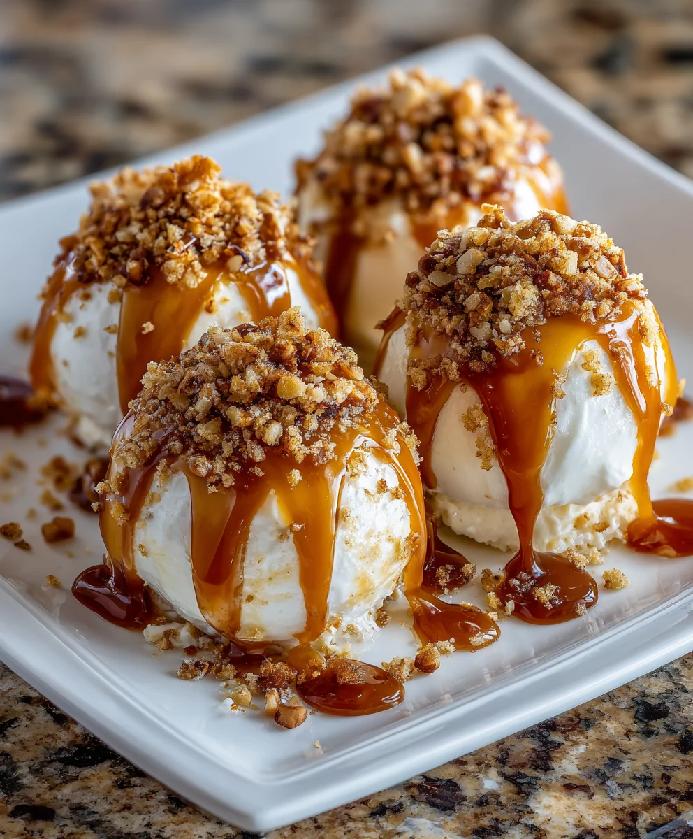 Caramel Crunch Cheesecake Bombs – Creamy, Crunchy & Bursting with Sweet Caramel Bliss!