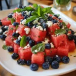 Watermelon Feta Salad – Fresh, Juicy & Bursting with Sweet Savory Flavor!