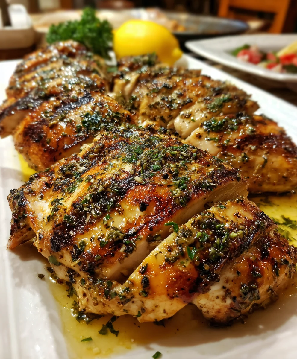 Lemon Greek Grilled Chicken – Juicy, Zesty & Packed with Mediterranean Flavor!
