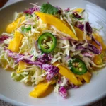 Mango Coleslaw – Fresh, Crunchy & Bursting with Tropical Flavor!